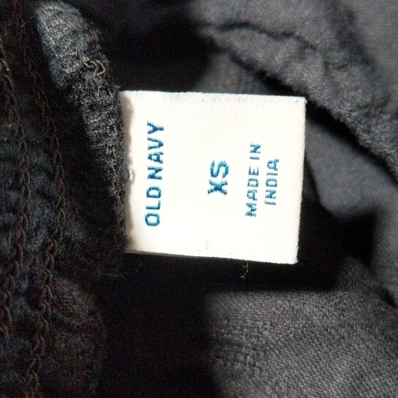 Old Navy Women's Black Cap Sleeve V-Neck Top Size XS - Picture 6 of 7